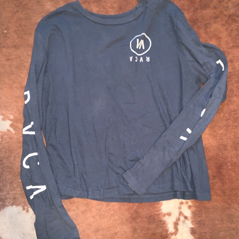 RVCA Navy Long Sleeve Shirt